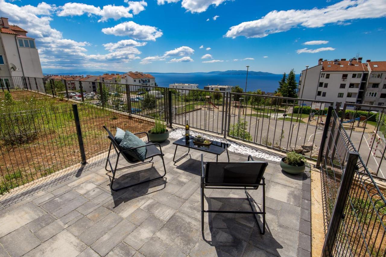 Seaview Apartment „Megan“ With Sunny Terrace Kastav Zewnętrze zdjęcie